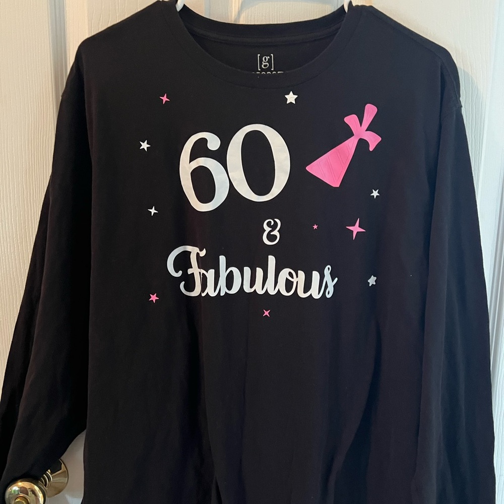 Gildan Black & Pink Long Sleeve Kids Tee